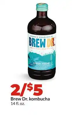 Hy-Vee Brew Dr. kombucha offer
