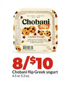 Hy-Vee Chobani flip Greek yogurt offer