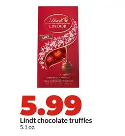 Hy-Vee Lindt chocolate truffles offer