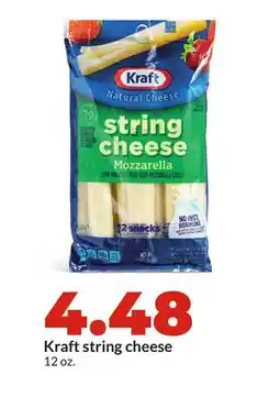 Hy-Vee Kraft string cheese offer