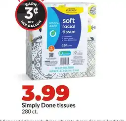 Hy-Vee Simply Done tissues offer