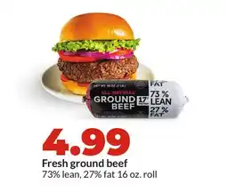 Hy-Vee Fresh ground beef offer