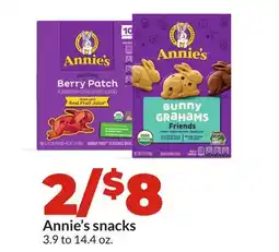 Hy-Vee Annie's snacks offer