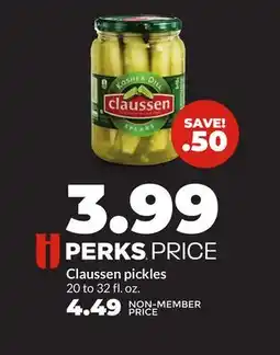 Hy-Vee Claussen pickles offer