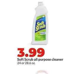 Hy-Vee Soft Scrub all purpose cleaner offer