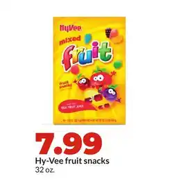 Hy-Vee Hy-Vee fruit snacks offer