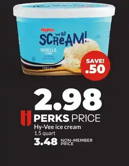 Hy-Vee Hy-Vee ice cream offer