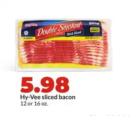 Hy-Vee Hy-Vee sliced bacon offer