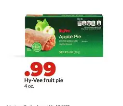 Hy-Vee Hy-Vee fruit pie offer