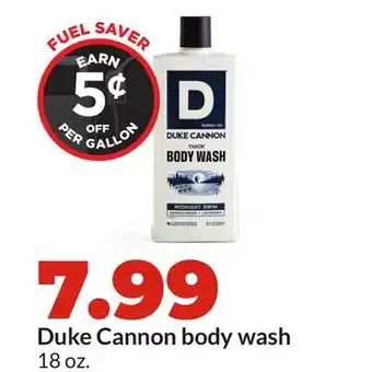Hy-Vee Duke Cannon body wash offer