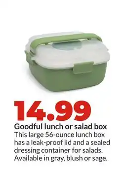 Hy-Vee Goodful lunch or salad box offer