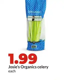 Hy-Vee Josie's Organics celery offer