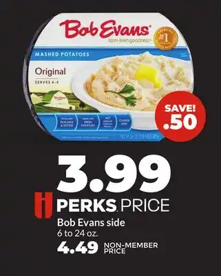 Hy-Vee Bob Evans side offer