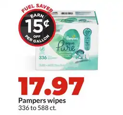 Hy-Vee Pampers wipes offer