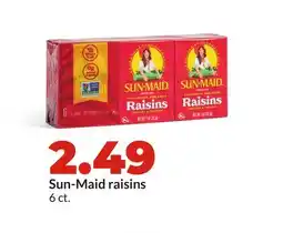 Hy-Vee Sun-Maid raisins offer