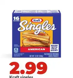 Hy-Vee Kraft singles offer