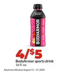 Hy-Vee BodyArmor sports drink offer