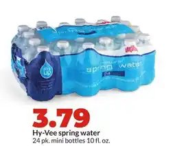 Hy-Vee Hy-Vee spring water offer