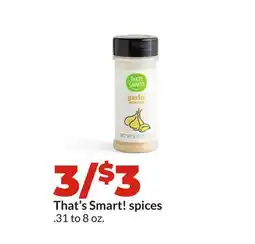 Hy-Vee That's Smart! spices offer
