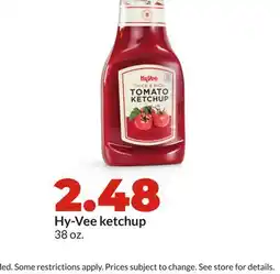 Hy-Vee Hy-Vee ketchup offer