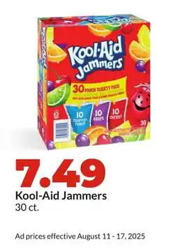 Hy-Vee Kool-Aid Jammers offer