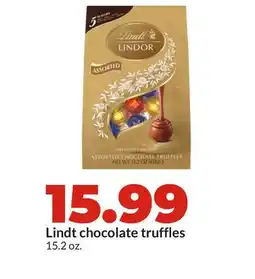 Hy-Vee Lindt chocolate truffles offer