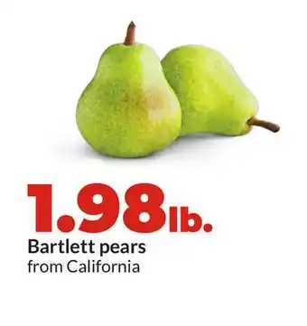 Hy-Vee Bartlett pears offer
