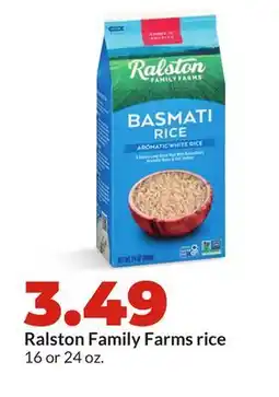 Hy-Vee Ralston Family Farms rice offer