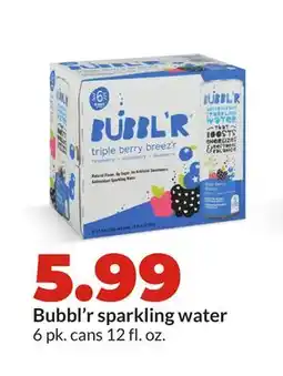 Hy-Vee Bubbl'r sparkling water offer