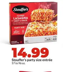 Hy-Vee Stouffer's party size entrée offer