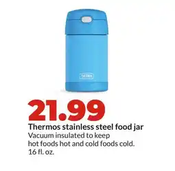 Hy-Vee Thermos stainless steel food jar offer