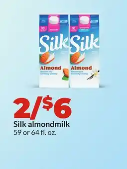 Hy-Vee Silk almondmilk offer