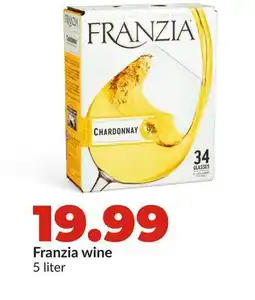 Hy-Vee Franzia wine offer