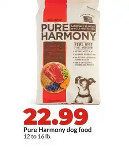 Hy-Vee Pure Harmony dog food offer