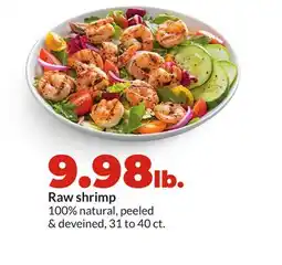 Hy-Vee Raw shrimp offer