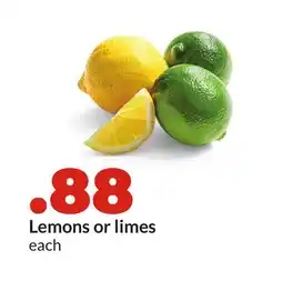 Hy-Vee Lemons or limes offer