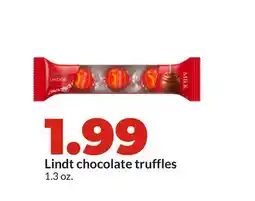 Hy-Vee Lindt chocolate truffles offer