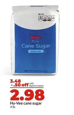 Hy-Vee Hy-Vee cane sugar offer