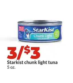 Hy-Vee Starkist chunk light tuna offer