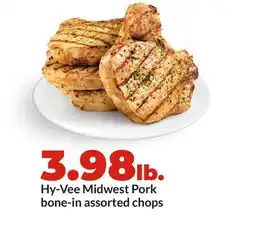 Hy-Vee Hy-Vee Midwest Pork bone-in assorted chops offer