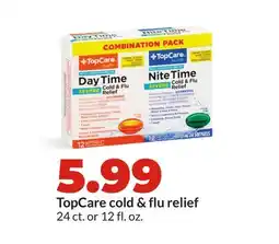 Hy-Vee TopCare cold & flu relief offer
