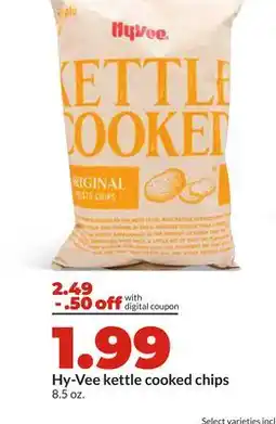 Hy-Vee Hy-Vee kettle cooked chips offer