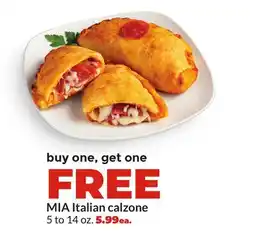 Hy-Vee MIA Italian calzone offer