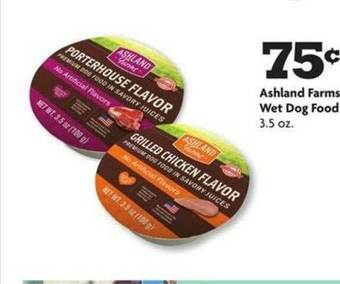 Family Dollar Ashland Farms Wet Dog Food offer