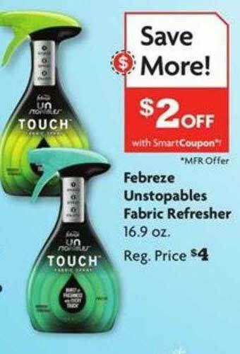 Family Dollar Febreze Unstopables Fabric Refresher offer