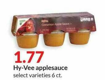 Hy-Vee Hy-vee Applesauce offer