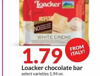 Hy-Vee Loacker Chocolate Bar offer
