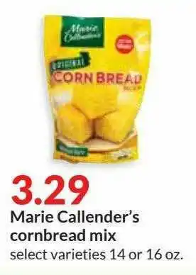 Hy-Vee Marie Callender's Cornbread Mix offer