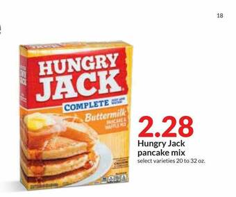 Hy-Vee Hungry Jack Pancake Mix offer