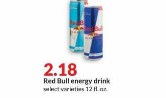 Hy-Vee Red Bull Energy Drink offer